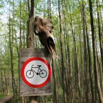 Wejście na niektóre szlaki z rowerem surowo wzbronione